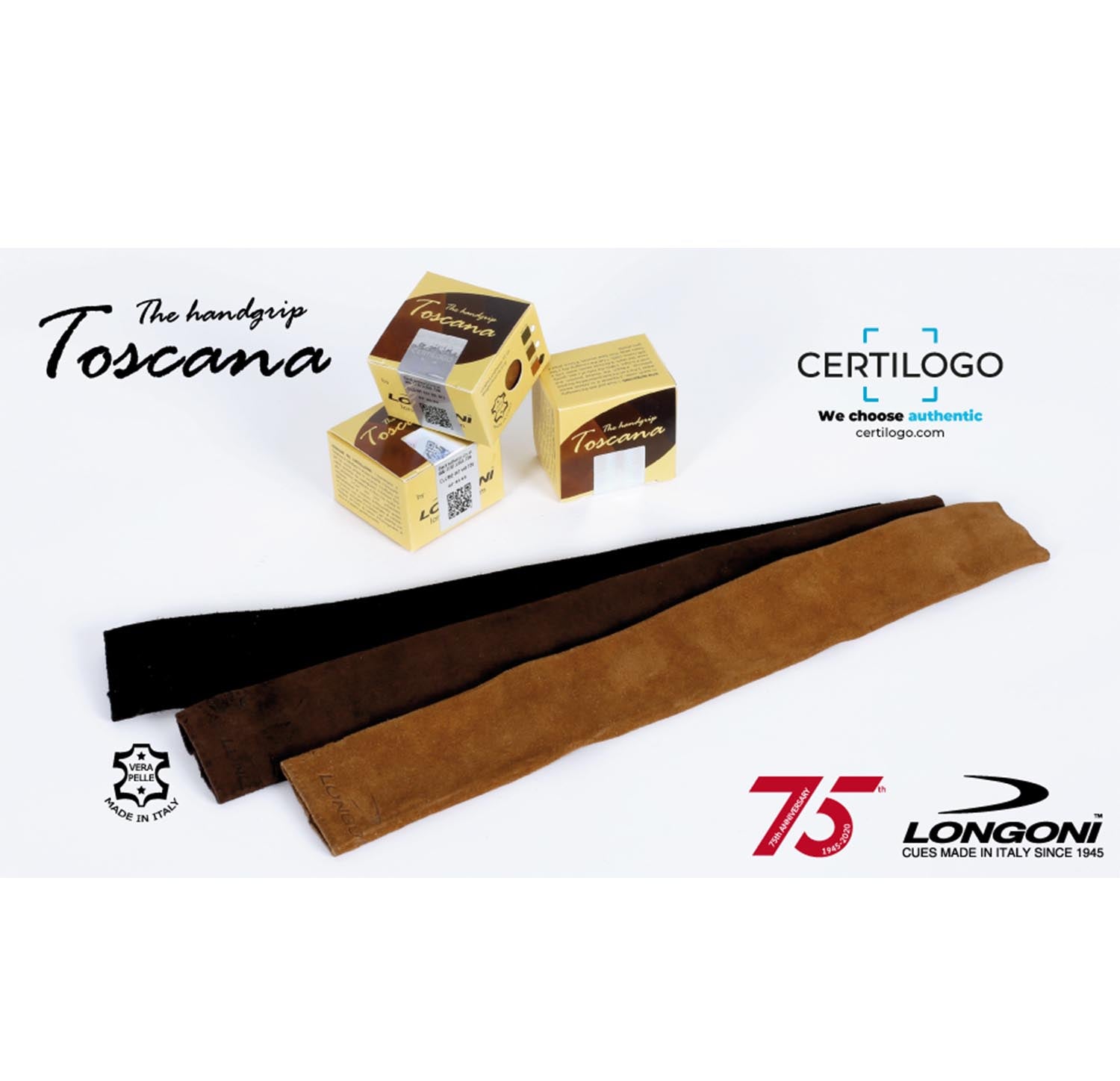 Lognoni Toscana Leather Handgrip - BilliardCuesOnline | Singapore pool, snooker and billiard retail and wholesaler