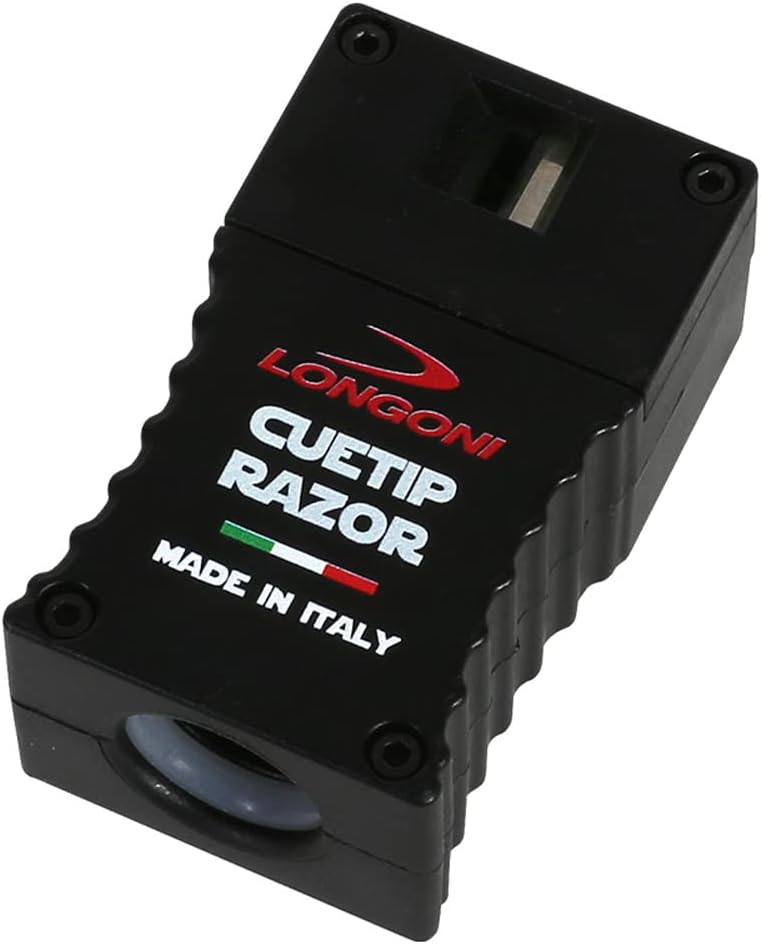 Longoni Billiard Pool Cue Tip Razor Edger Trimmer Shaper Scuffer ...