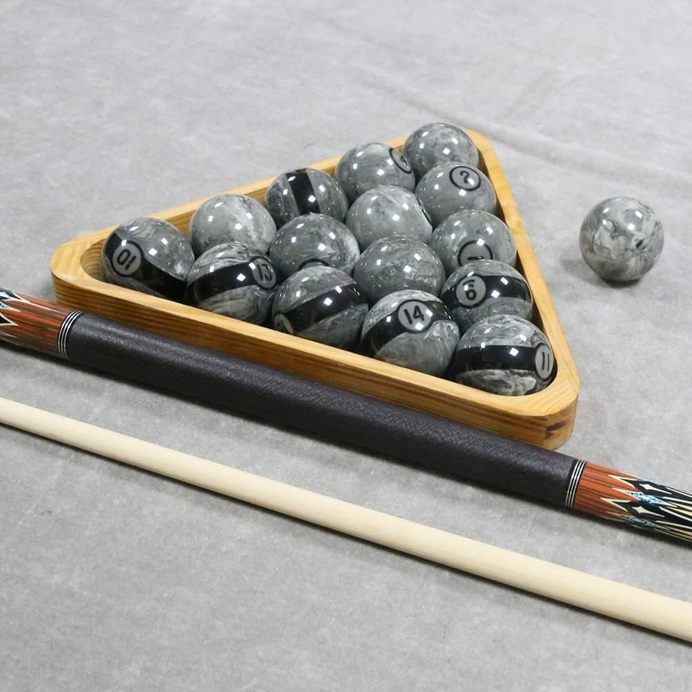 New Style Marble American Pool Ball Set - BilliardCuesOnline | Singapore pool, snooker and billiard retail and wholesaler