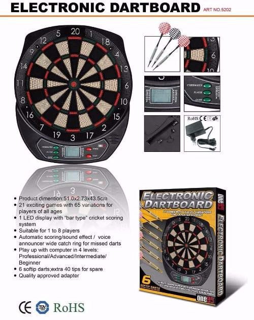 Premium Electronic Soft Tip Dartboard - BilliardCuesOnline | Singapore pool, snooker and billiard retail and wholesaler